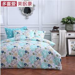 More than four sets of authentic cotton, Korean rural bedding, bed linen, cotton, 4 sets of fresh flowers Bed linen 1.5m (5 feet) bed