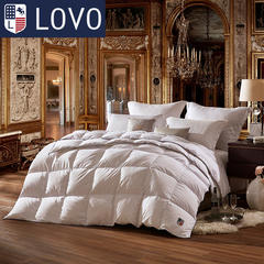 LOVO textile is Carolina white goose down feather quilt in winter warm life produced by core 200X230cm Warm white goose is stereo combo Charm