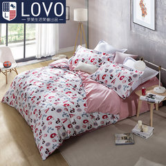 LOVO&amp Coca-Cola CO produced bedding, classic fashion, cotton quilt, four piece suite, Giles Clyde 1.5m (5 feet) bed
