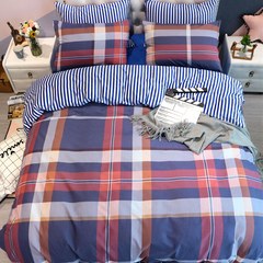 Magic Baby cashmere cashmere cotton four piece thick warm winter sanding flannel bedding. Bed linen Louis 1.5m (5 feet) bed