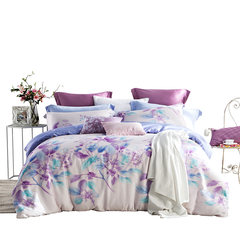 Carolina textile LoVo four piece spring suite Tencel European cotton bedding quilt 17 New This breeze (double Tencel) 1.5m (5 feet) bed