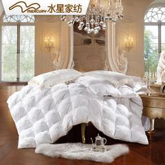 Mercury textile quilt in winter is genuine winter cotton thick warm white goose down duvet stereo was the core of 6 pounds 200X230cm [about 6 Jin] Shooting in kind