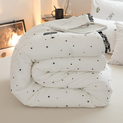 Cotton, winter and winter warm quilt, quilt core, cotton air conditioning room, 2 meter double quilt, student dormitory, single winter 2*2.3 meters 6.5 Jin Tassels, stars, moon