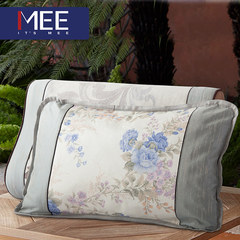Mengjie textile MEE genuine silk jacquard care summer tea pillow neck pillow elegant tea pillow