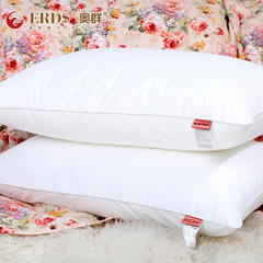 Ancient Chinese health velvet feather neck pillow high elastic ultra soft pillow cotton single hotel pillow pillow for children