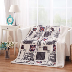 The United States, Britain flag, meters, flags, blankets, blankets, double thickening nap blanket, office air conditioning blanket, towel quilt 229x230cm London fashions