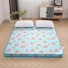 Thick sponge pad 1.5m dormitory bed mattress mattress tatami mat 1.8m mattress cotton pad 3D printed air net mattress -- April flower 1.0× 2 meter bed [lunch nap blanket]