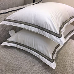 The high-end El Luxor Hotel feather pillow single cotton white goose down bedding single pillow cotton special offer free shipping