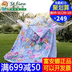 Fuanna cotton is summer summer is cool summer quilt cotton 1.8m bed was the core of Saint floral rhyme breeze 200X230cm