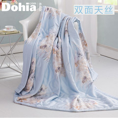 Like the air conditioning is cool in the summer is double summer summer can be washed sheets of Tencel double thin quilt Lily language. 229x230cm