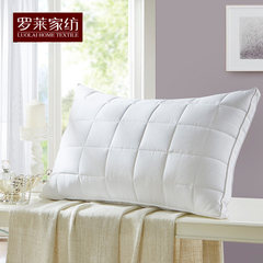 Roley textile 95 white goose down pillows five star hotel single feather pillow pillow inner W qianrou velvet pillow W velvet soft pillow