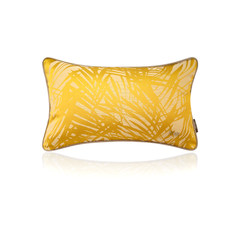Simple modern designer / model room / bed / sofa cushion pillow / yellow leaves soft outfit on waist pillow bag 30X50 does not contain core
