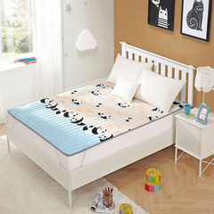 Double bed tatami mattress protector thin slip pad 1.2/1.5m1.8 pad thickening bed bedroom Happy Panda 90*200cm