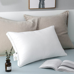 Nordic simple cotton pillow, pillow core, hotel feather velvet, pillow for cervical vertebra, single cotton adult student pillow, single Stereo pillow