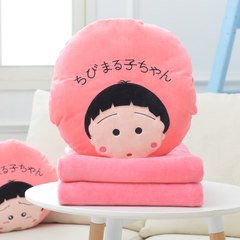 Car pillow quilt pillow cushion dual-purpose office coral carpet nap pillow air conditioning is OEM Super square pillow: 55X55cm Round watermelon, red stay MOE