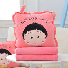 Car pillow quilt pillow cushion dual-purpose office coral carpet nap pillow air conditioning is OEM Super square pillow: 55X55cm Watermelon red stay MOE little girl