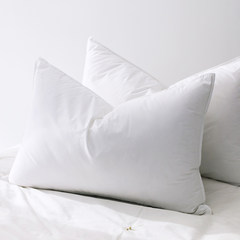 Pure cotton students, adult pillow, pillow core, super soft down silk pillow, neck pillow, cervical pillow, pillow, a pair of 2 PB: feather velvet pillow