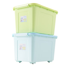 2 extra large quilts, plastic cases, plastic boxes, toys, clothes and boxes 2 large storage boxes Blue + Green