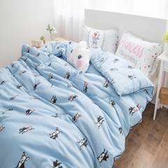 Korean Ins is thick warm winter export cotton quilt cotton core can be sanded washing machine dog 200x230cm (8 Jin) Winter dog quilt