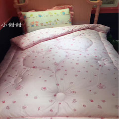 Export safety and environmental protection cotton children are core antibacterial anti mite seven fiber male girl single thick quilt 200X230cm Britney Spears