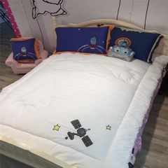 Export safety and environmental protection cotton children are core antibacterial anti mite seven fiber male girl single thick quilt 200X230cm satellite