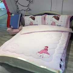 Export safety and environmental protection cotton children are core antibacterial anti mite seven fiber male girl single thick quilt 200X230cm Snow White