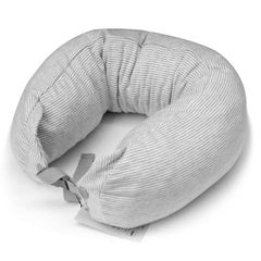 Multifunctional natural latex particles of U type U neck protecting pillow shaped plane travel pillow pillow cervical pillow lunch Gray streaks