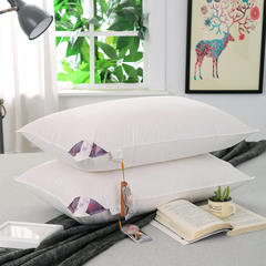 Five star hotel cotton white goose feather pillow feather pillow pillow neck protecting pillow sleep help single pillow special offer White feather pillow one