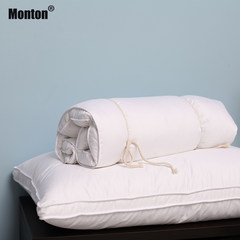 Five star hotel Edmonton genuine feather pillow cotton white duck neck protecting pillow single stereo on a special offer Pillow pair