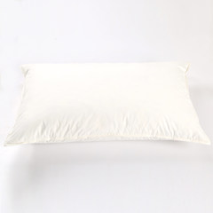 Good quality super soft cotton water bird feather pillow, top down pillow, white 60 cotton fabric bedding Pure white feather pillow *1