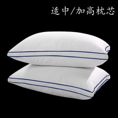 The export of five star hotel 95 Hungarian goose feather pillow string velvet pillow bag mail 48x74cm Raise one pillow