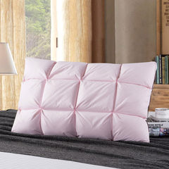 90% white duck feather pillow cotton bread neck five star hotel to shoot 2 adult soft pillow a special offer Pink bread pillow