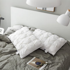 Five star hotel bread white duck feather pillow pillow adult pillow neck pillow pillow on a single shot 2 48*74 (single price)