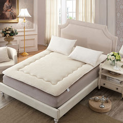 Yue Ting lamb Plush mattress Simmons bed cushion is thick warm slip with bandage Ivory white cashmere mattress 1.0m (3.3 feet) bed