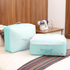 Terry can wash clothes bag two piece suit Home Furnishing bag quilt thickening finishing storage box 88L four steel frame Waltz pouch