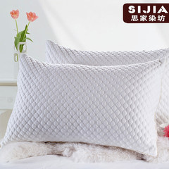 [single] single feather velvet pillow pillow pillow cervical vertebra protective Sleeping sleep pillow / outfit with a pair of clap 2 times Water cube feather velvet pillow one