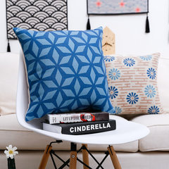 With Japanese style and cotton pillow sofa cushion bedroom bedside back office windows on the pillow waist pillow Pillow case And the wind field