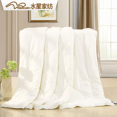 Yi Xia seven mercury textile Crowe thin by summer air-conditioning quilt dormitory single double quilt bedding 200X230cm Yi Xia is thin antibacterial seven Crowe (white)