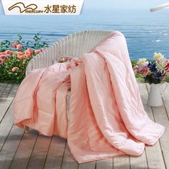 [poly] mercury home textile rose seven hole summer by summer cool / air conditioning can be washed thin quilt bedding Large square pillow: 50X50cm Austen rose four hole summer quilt (pink)