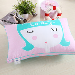 Pure cotton cartoon lovely pillow, adult dormitory, single AB face, cotton feather velvet pillow, machine washable mail Boys and girls (1)