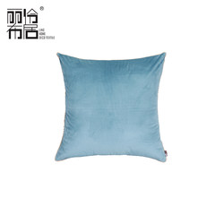 Ling Julibu showroom fresh pillow soft outfit designer cushion simple blue water of down cloth and pillow Super Deluxe: 60x60cm Water blue + gold