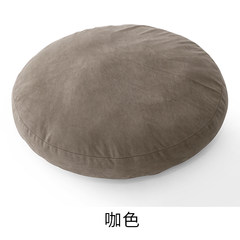 Sweet life Japanese large cushion large circular soft pillow thick cotton cushion cushion down windows φ 60cm Suede coffee