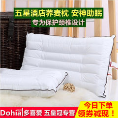 I love pillows, pillow cores, genuine buckwheat pillows, adult stereotypes, double sided cervical vertebra protection, single cotton Hotel pillow 74*48CM standard specification only