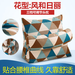 Pillow pillow cushion pillow sofa bed notothyrial office window waist pillow waist waist pillow Large square pillow: 50X50cm The wind is mild and the sun is bright