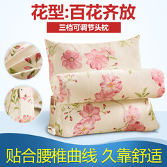 Pillow pillow cushion pillow sofa bed notothyrial office window waist pillow waist waist pillow Large square pillow: 50X50cm All flowers bloom together