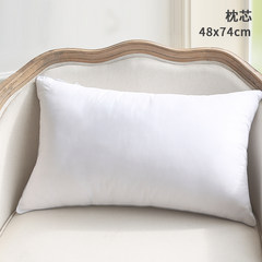 M sub Home Furnishing cotton twill fabrics super soft pillow pillow can't crush a pair of pillow shot 2 48*74*18cm (1000g)