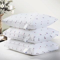Pure cotton feather velvet pillow, pillow core, single student pillow, adult Hotel, cervical vertebra can be washed, high school pillow core One with a red lip and a pillow