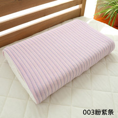 Daily special pillow, pillow case, deodorant, sweat, quick drying, simple STRIPE ELASTIC towel, pillow case, non pillow 003 powder purple strips (Dan Zhi)