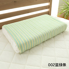 Daily special pillow, pillow case, deodorant, sweat, quick drying, simple STRIPE ELASTIC towel, pillow case, non pillow 002 blue stripes (Dan Zhi)