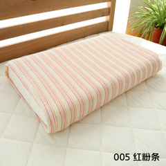 Daily special pillow, pillow case, deodorant, sweat, quick drying, simple STRIPE ELASTIC towel, pillow case, non pillow 005 Pink (Dan Zhi).
